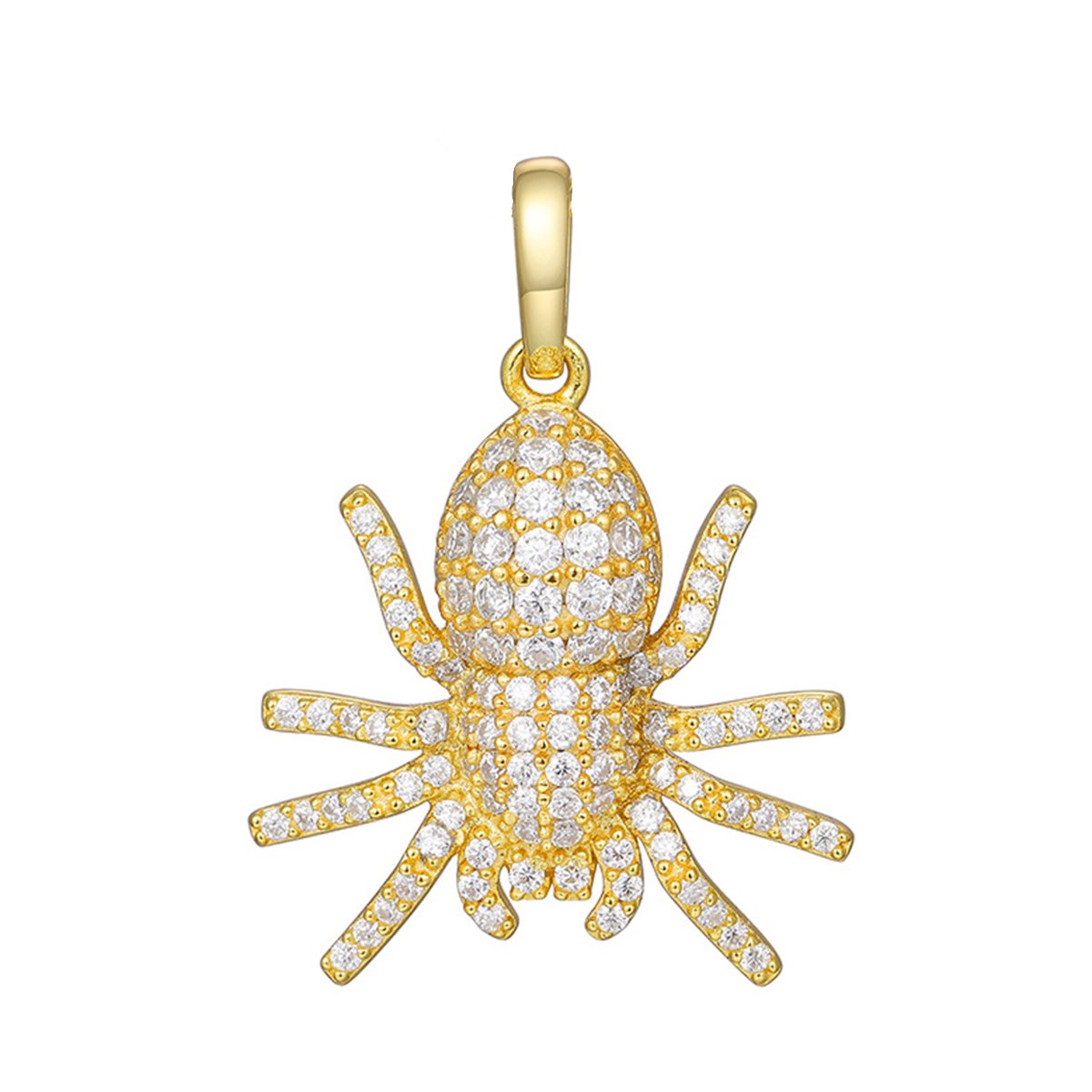 Pavé Moissanite Spider Pendant – 0.75ct DEW