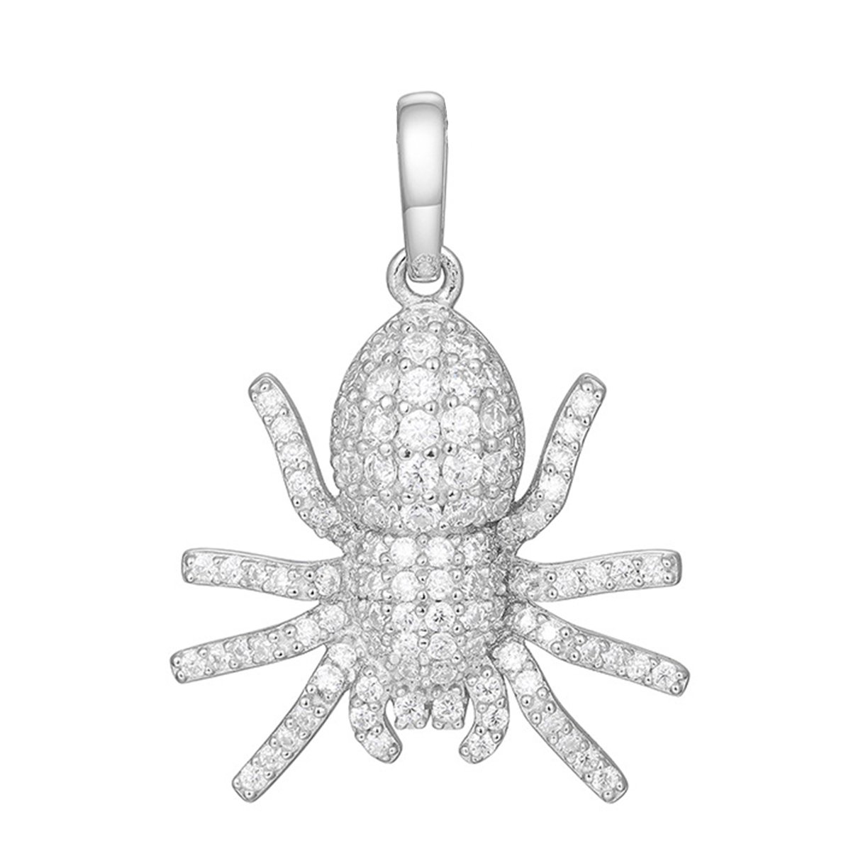 Pavé Moissanite Spider Pendant – 0.75ct DEW - alternate view