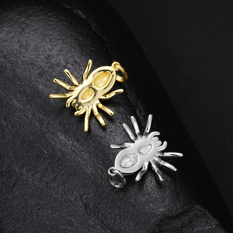 Pavé Moissanite Spider Pendant – 0.75ct DEW - Image 8