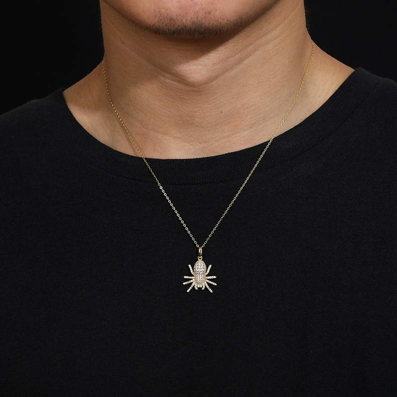 Pavé Moissanite Spider Pendant – 0.75ct DEW - Image 9
