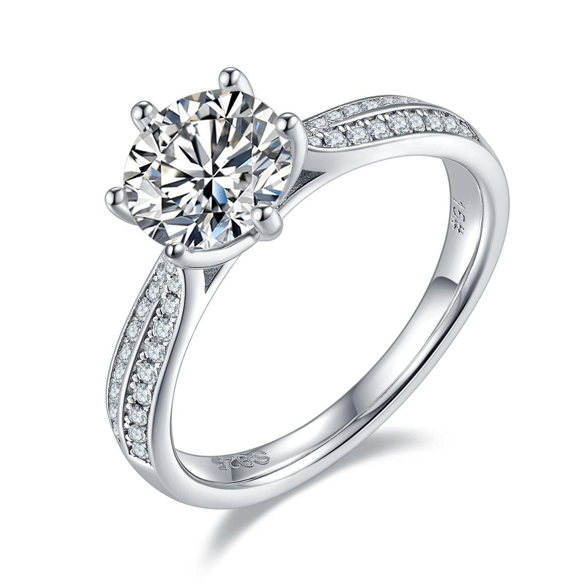 Pink Moissanite Statement Ring – 1.5ct DEW
