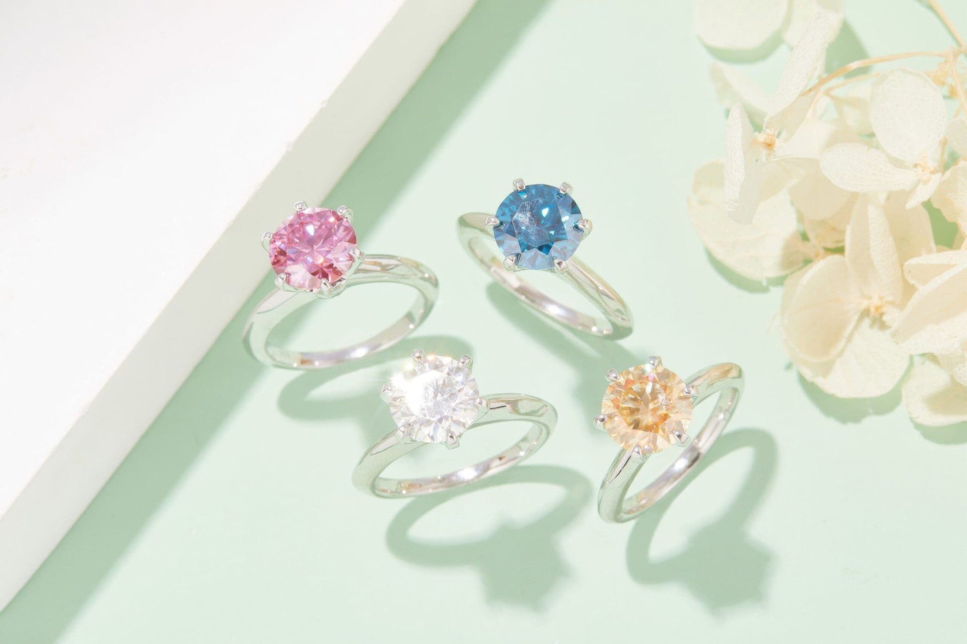3 Carat Six-Prong Round Moissanite Solitaire Ring | 9.5mm DEW | 925 Sterling Silver - Image 3