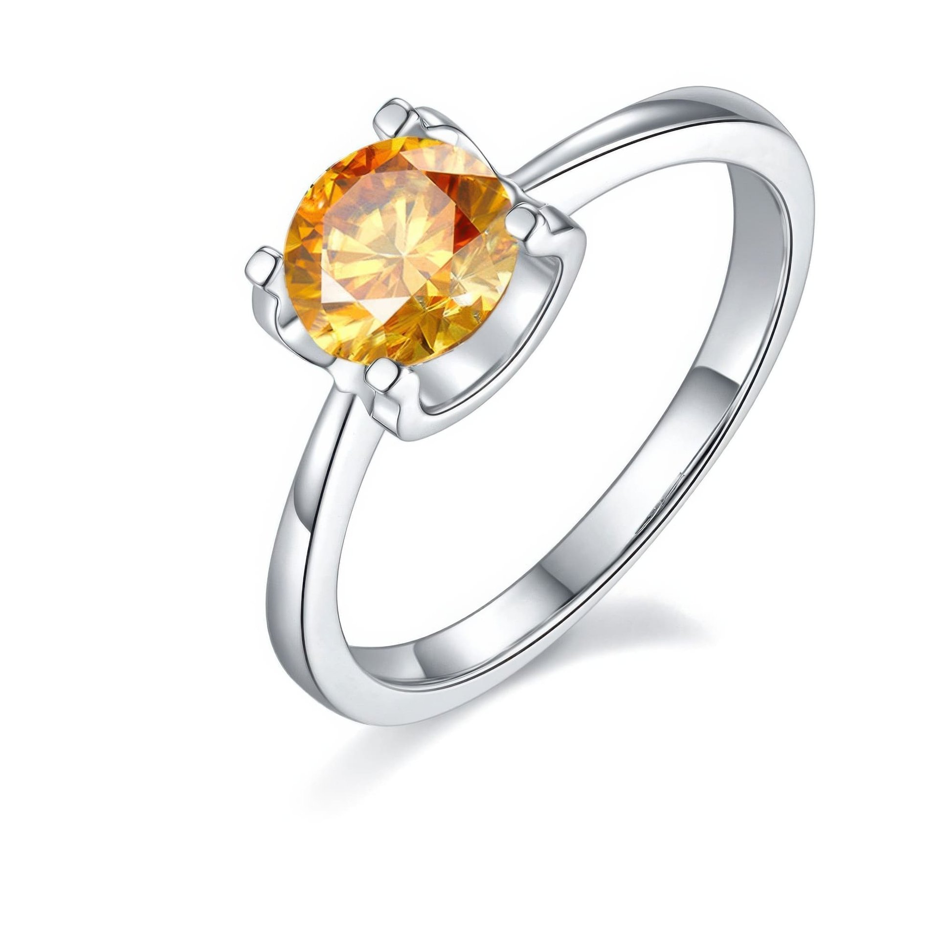 1ct Moissanite Solitaire Ring | Cushion Halo Gallery | 925 Sterling Silver - Image 6