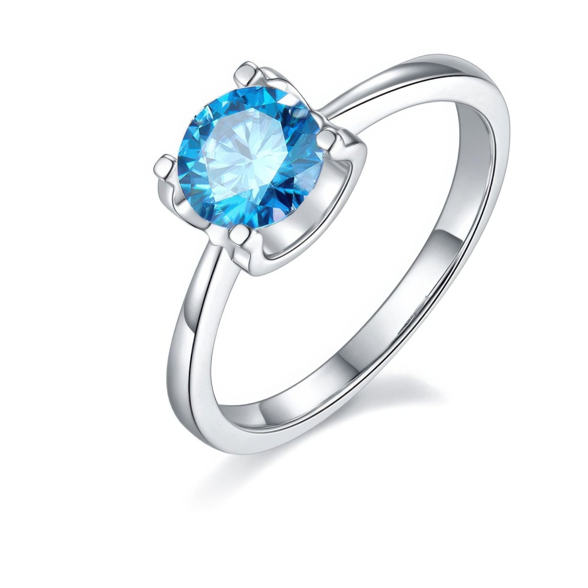 1ct Moissanite Solitaire Ring | Cushion Halo Gallery | 925 Sterling Silver - Image 7
