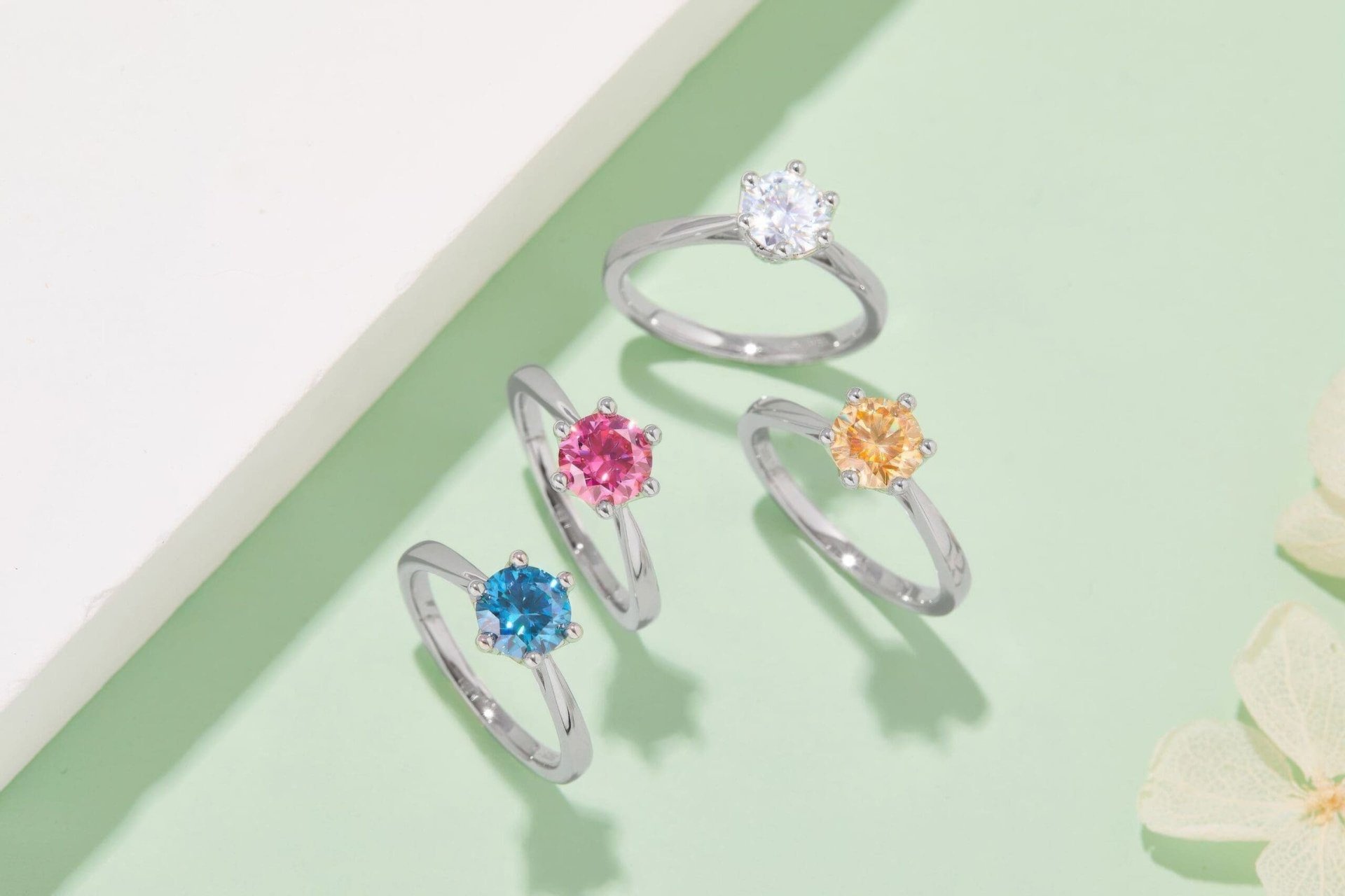 1 Carat Moissanite Solitaire Ring | 6-Prong Round Cut 925 Sterling Silver - Image 8