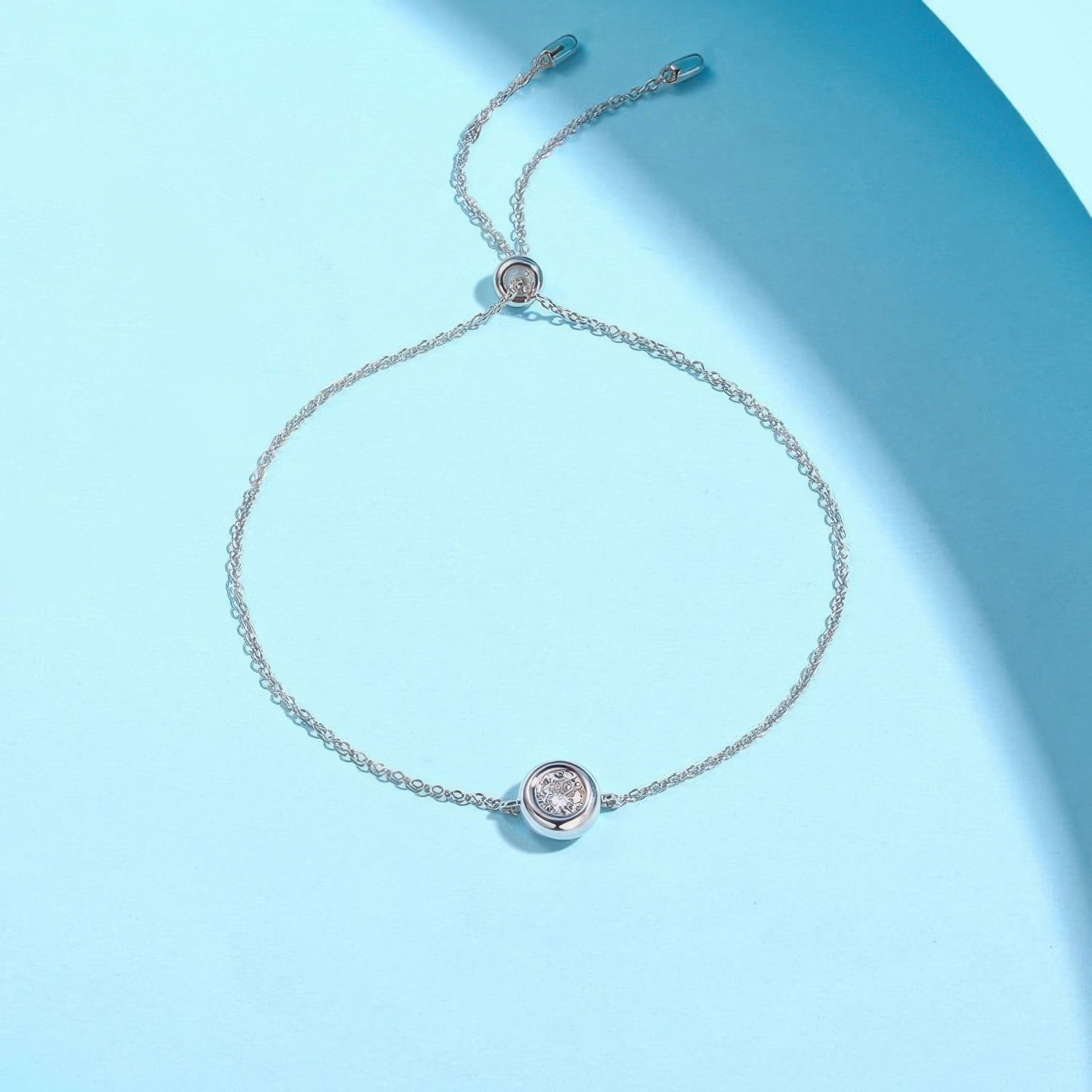 Moissanite Bezel Jewelry Set | 2ct DEW D-Color Round Pendant & Studs | 925 Silver - Image 3