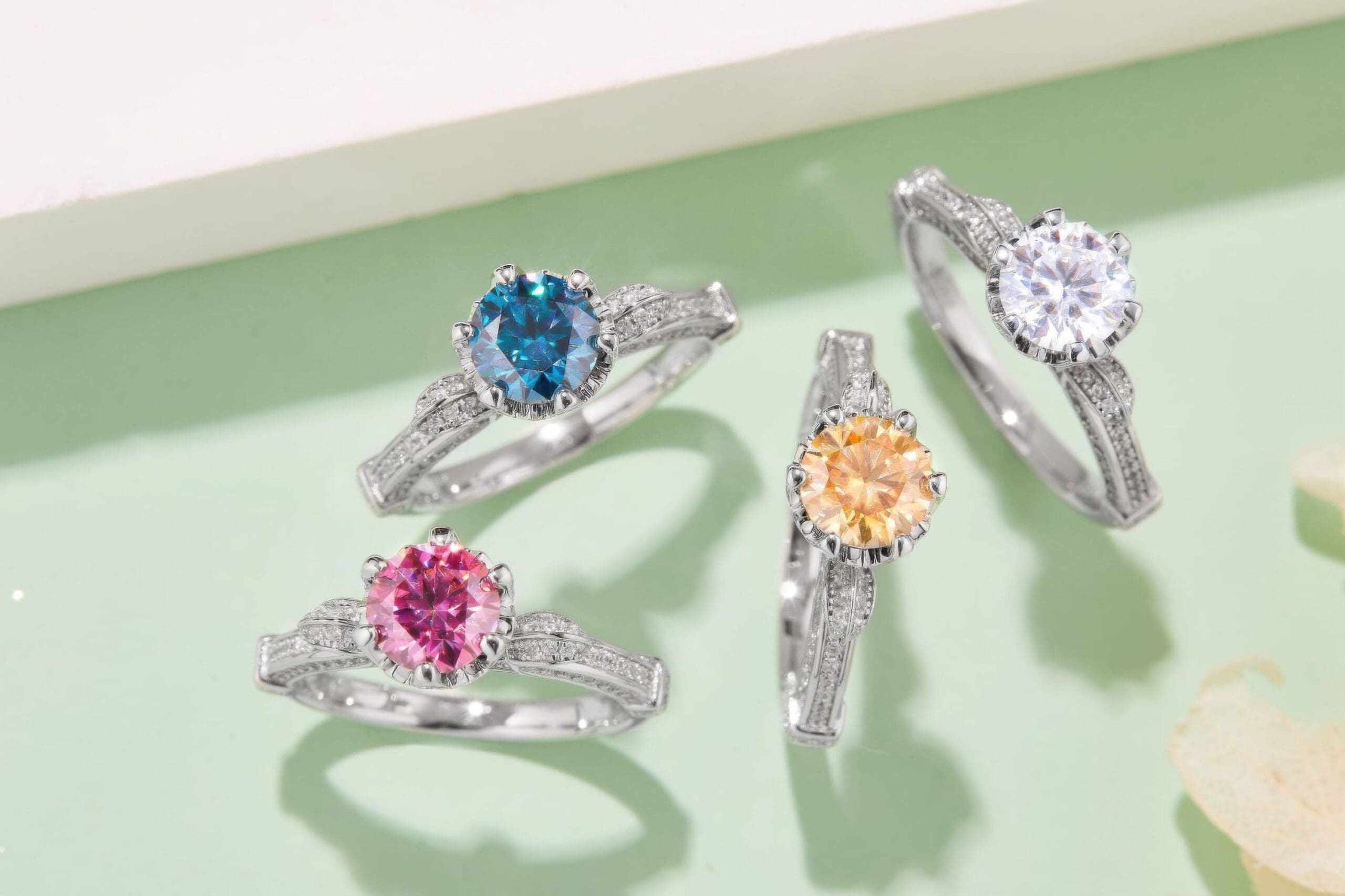 Swan Lake Moissanite Ring | Luxury Micro Pave 1ct Fashion Statement - Image 8