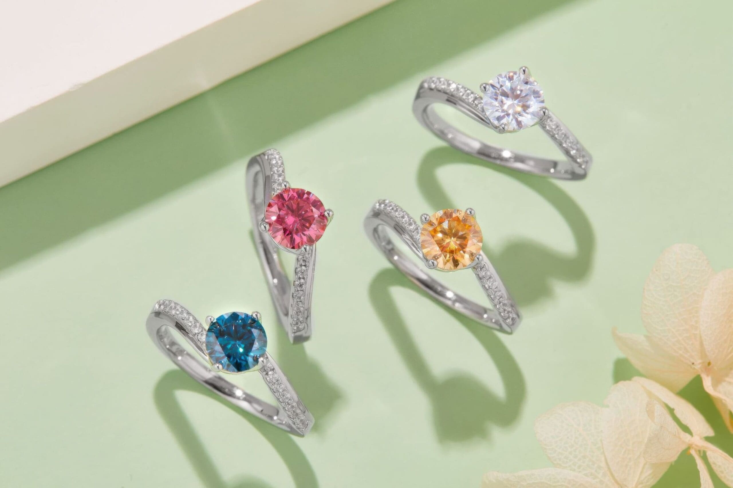 Mermaid Moissanite Engagement Ring | 925 Silver Sparkling Moissanite Fish Design - Image 8