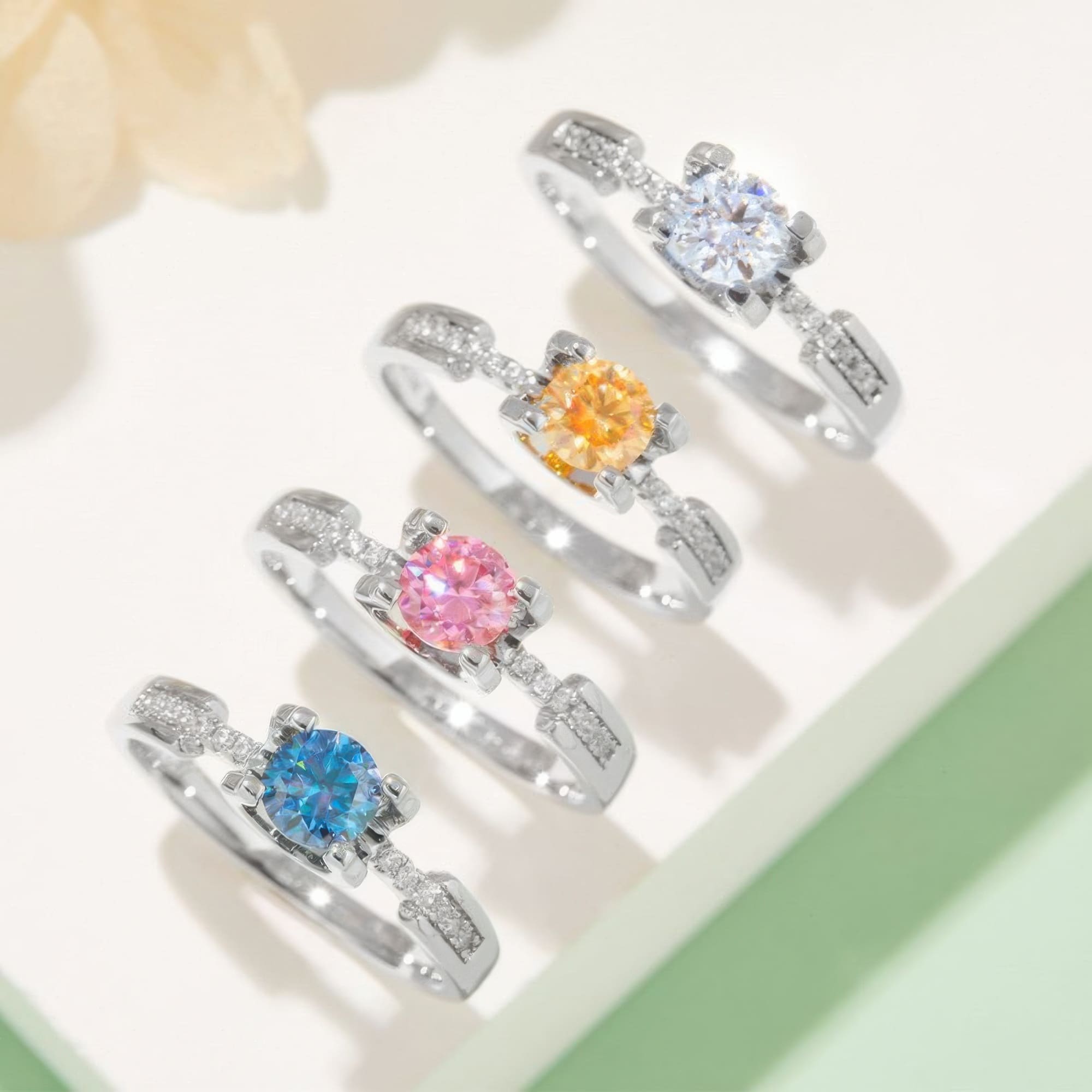 0.5ct Bull Head Moissanite Ring | 925 Silver Sweet Animal Design - Image 2