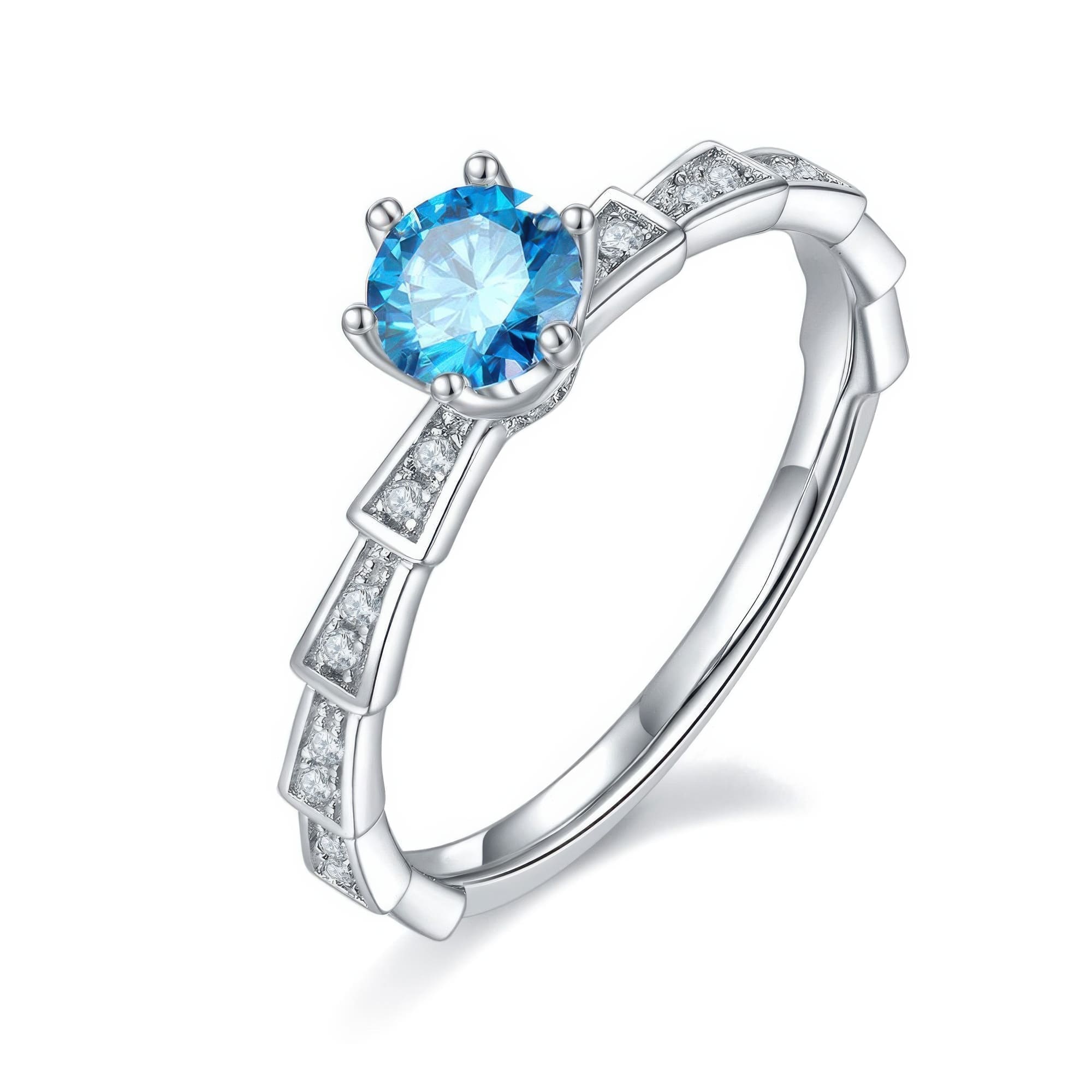 0.5ct Mechanical Snake Moissanite Ring | Moving Serpent Design - Image 6