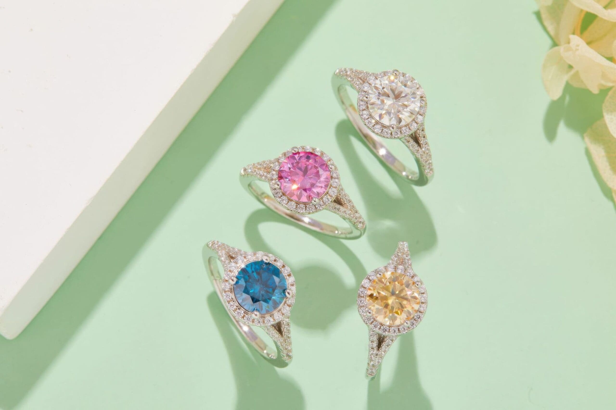 Luxury Double Shank Moissanite Ring | 1.5ct VVS D-Color Round Cut - Image 3