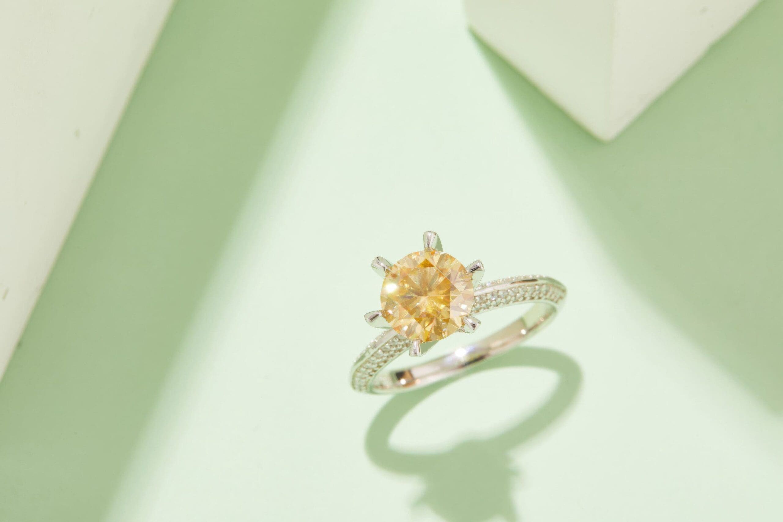 2 Carat Brilliant Cut Moissanite Statement Ring - Image 5