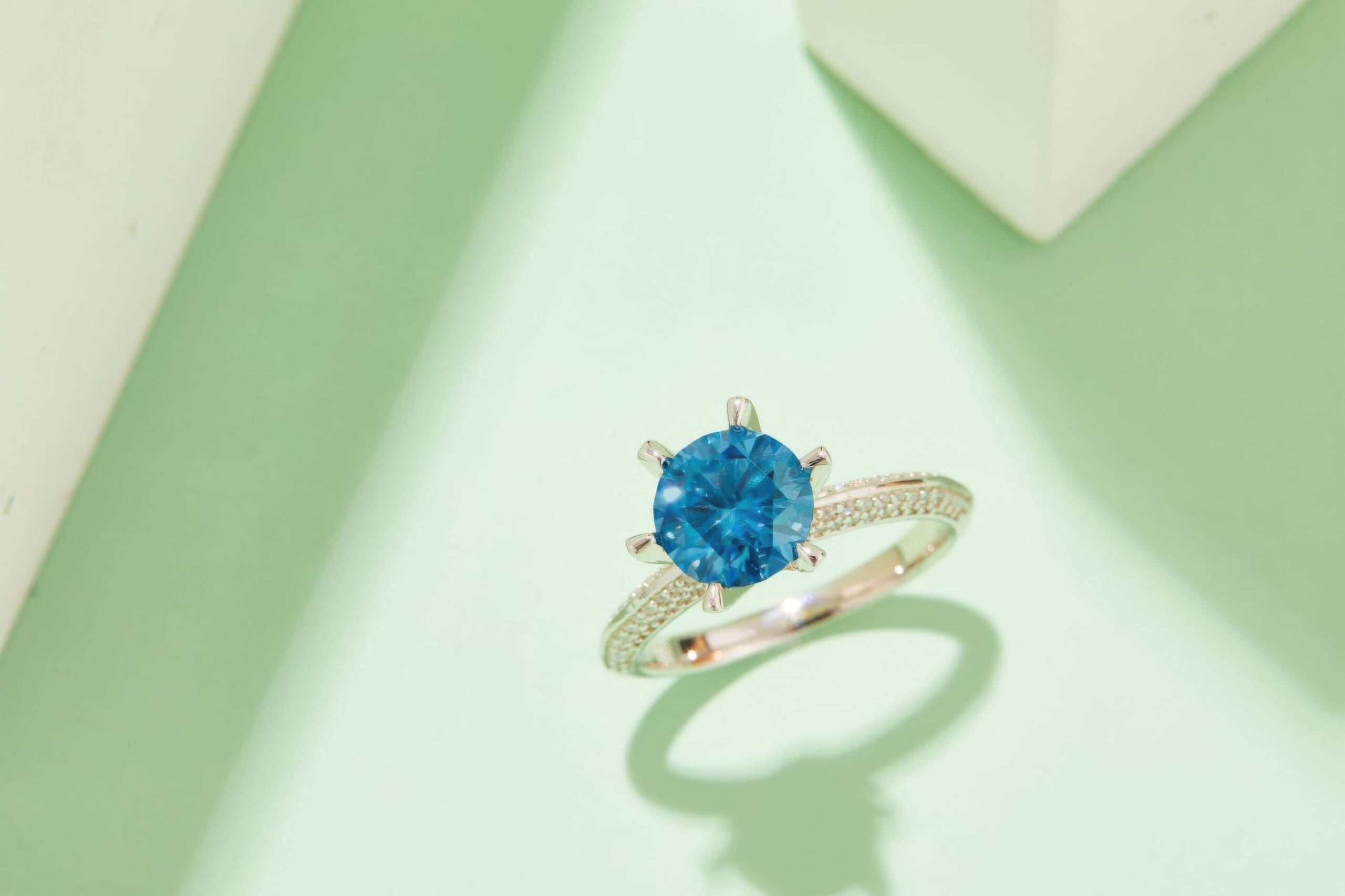 2 Carat Brilliant Cut Moissanite Statement Ring - Image 6