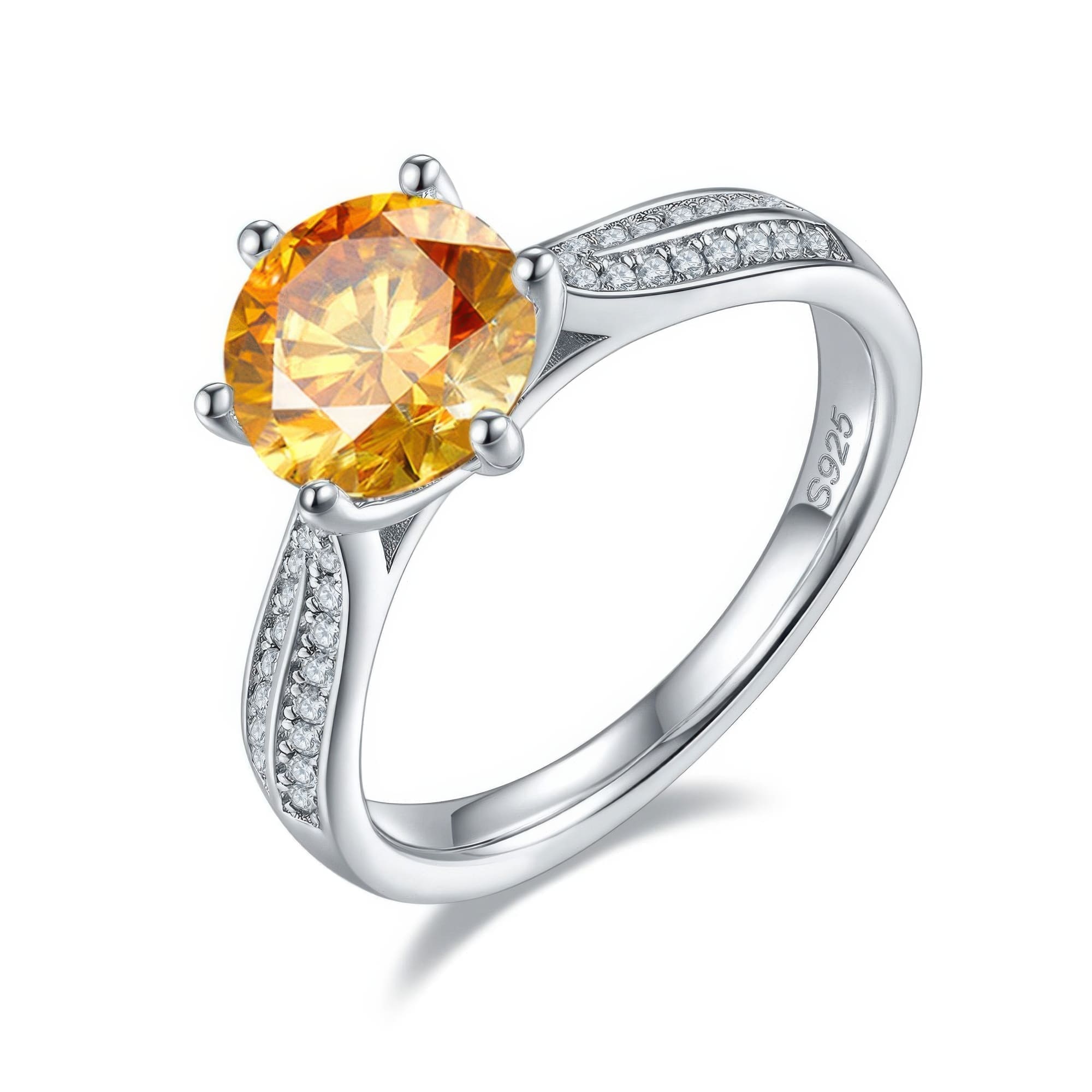 2 Carat Queen-Style Moissanite Statement Ring - Image 4