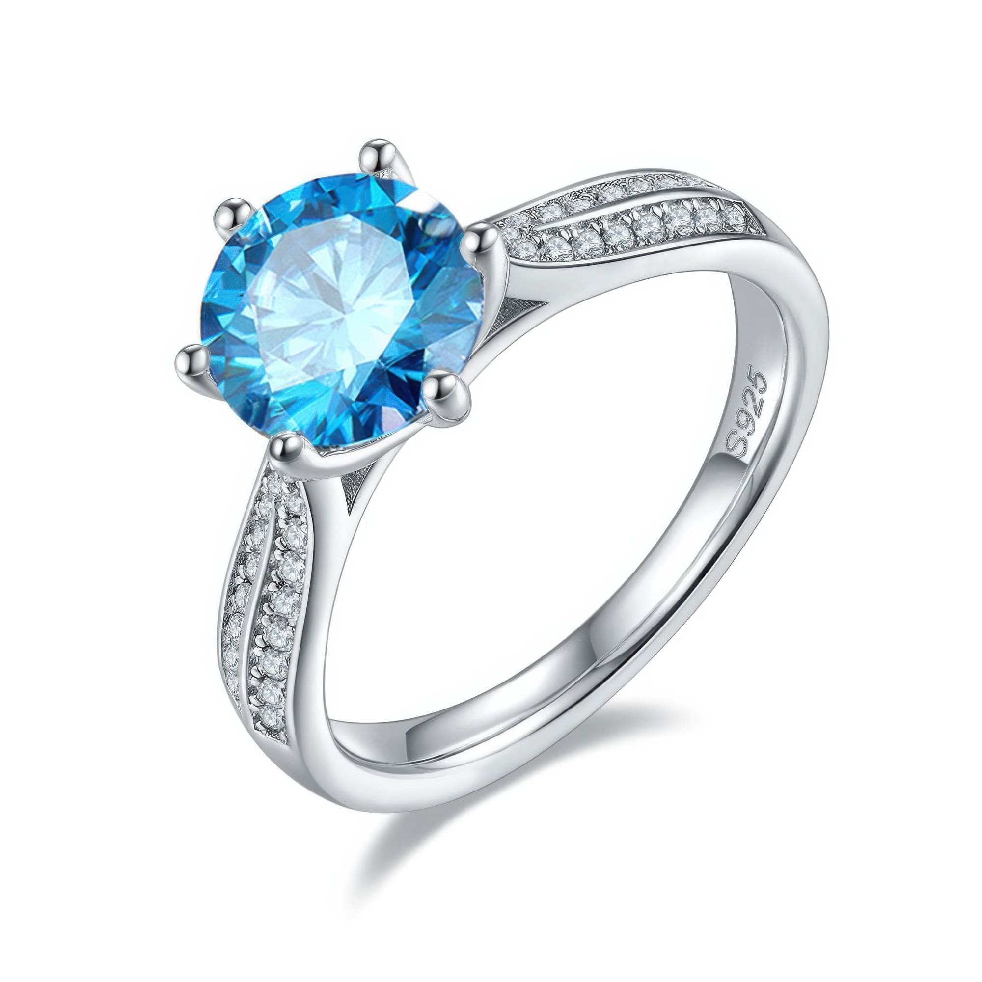 2 Carat Queen-Style Moissanite Statement Ring - Image 5