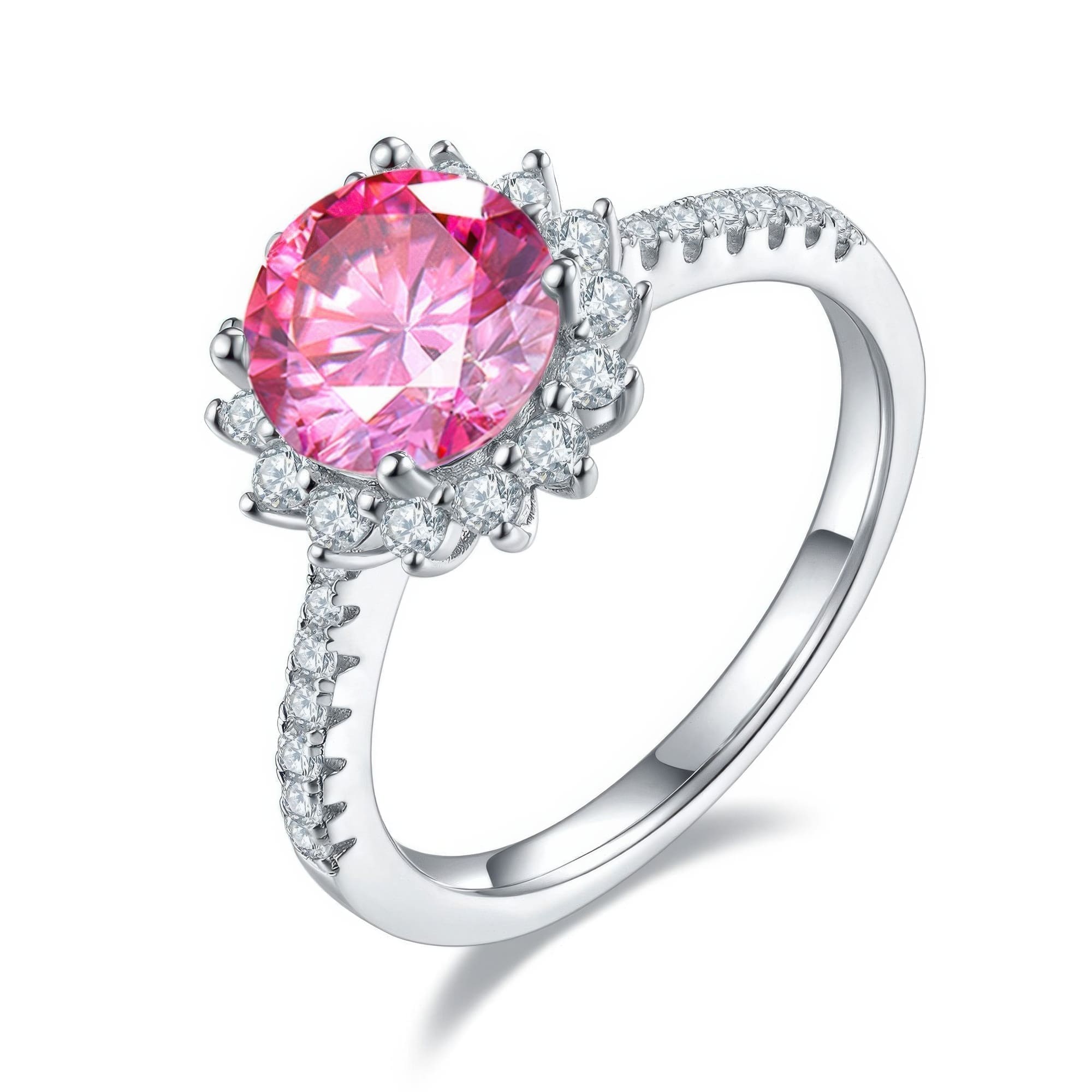 Vintage Sunflower Moissanite Ring