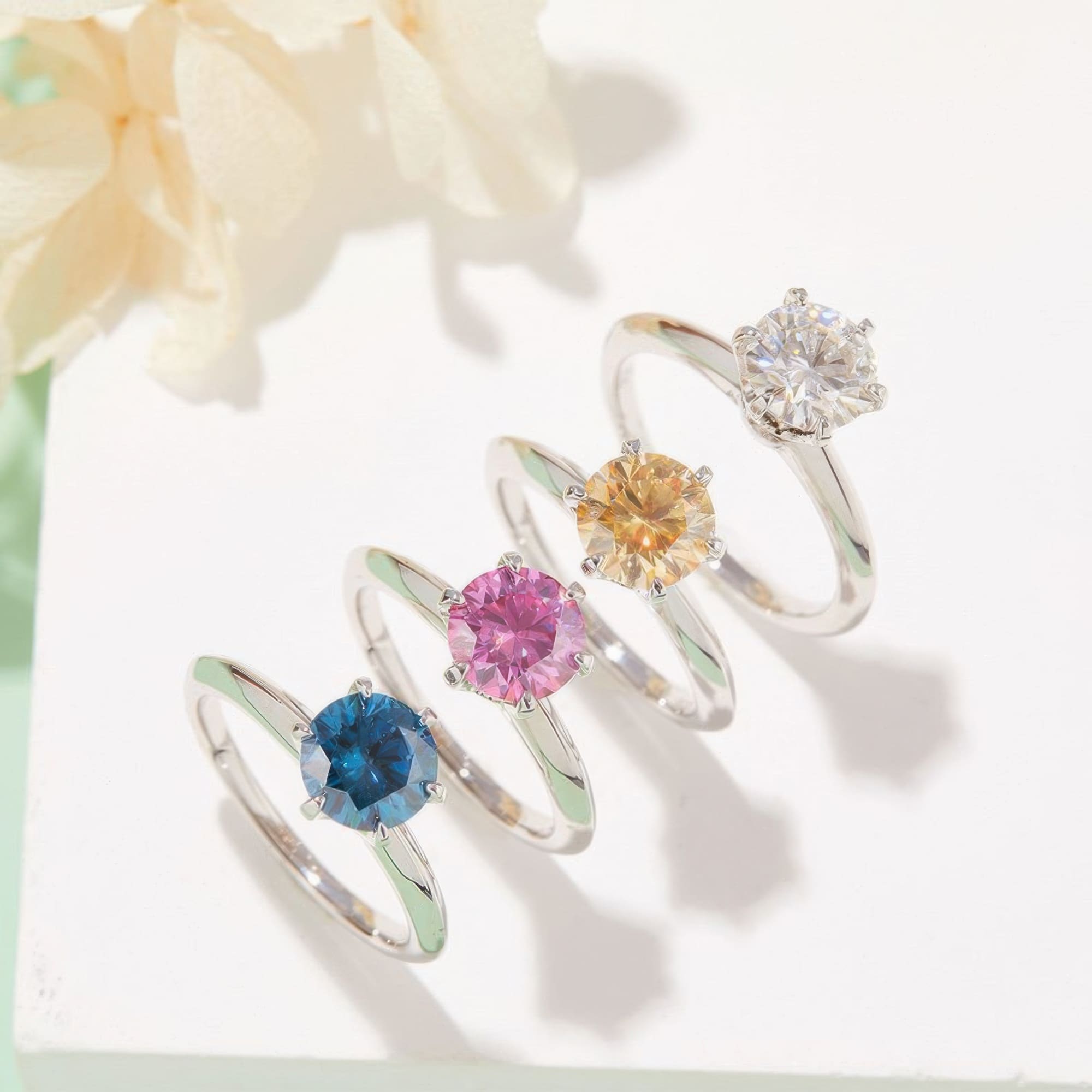 1.5ct Classic Six Prong Moissanite Ring - alternate view