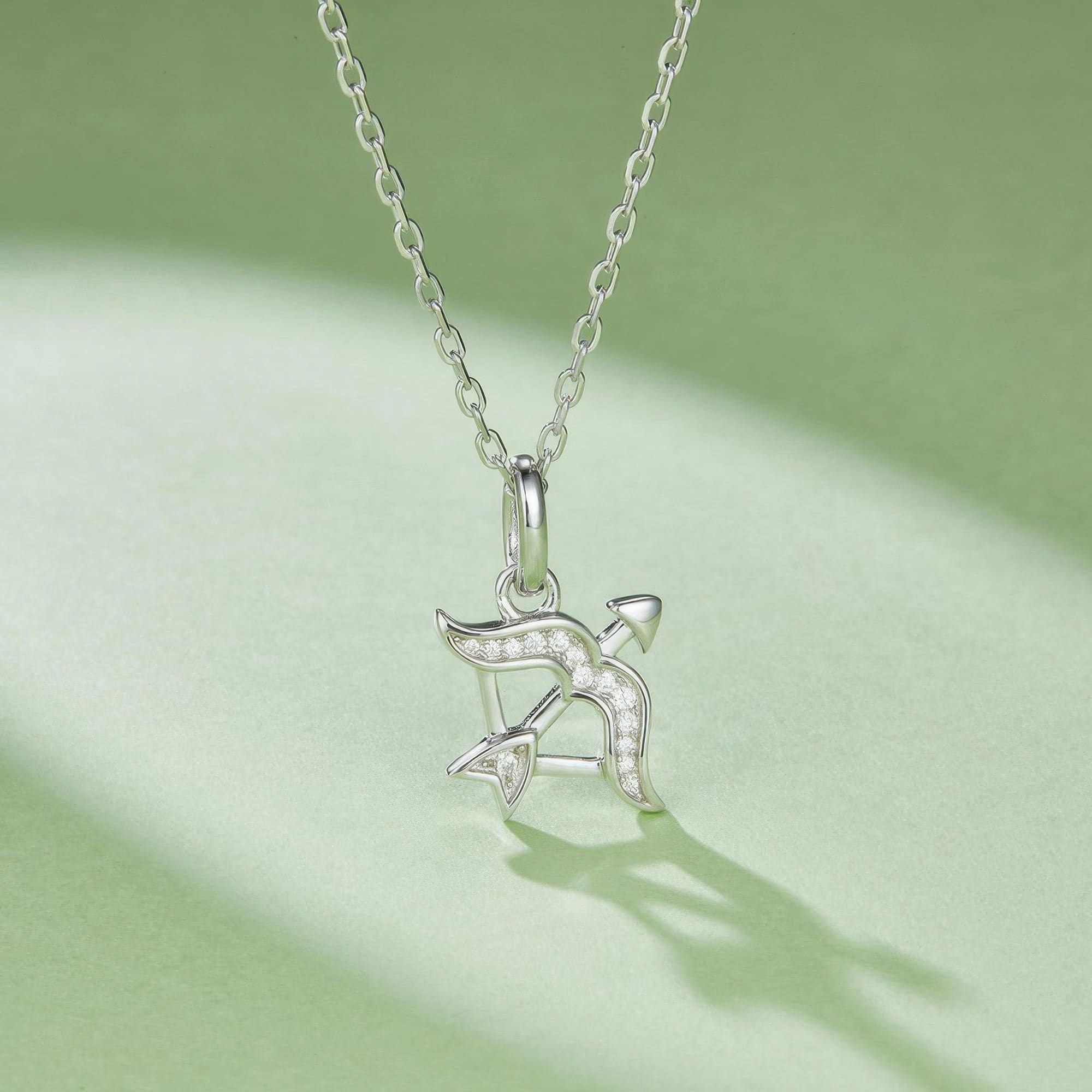 Sagittarius Constellation Moissanite Pendant Necklace | Minimalist Zodiac Jewelry - Image 3