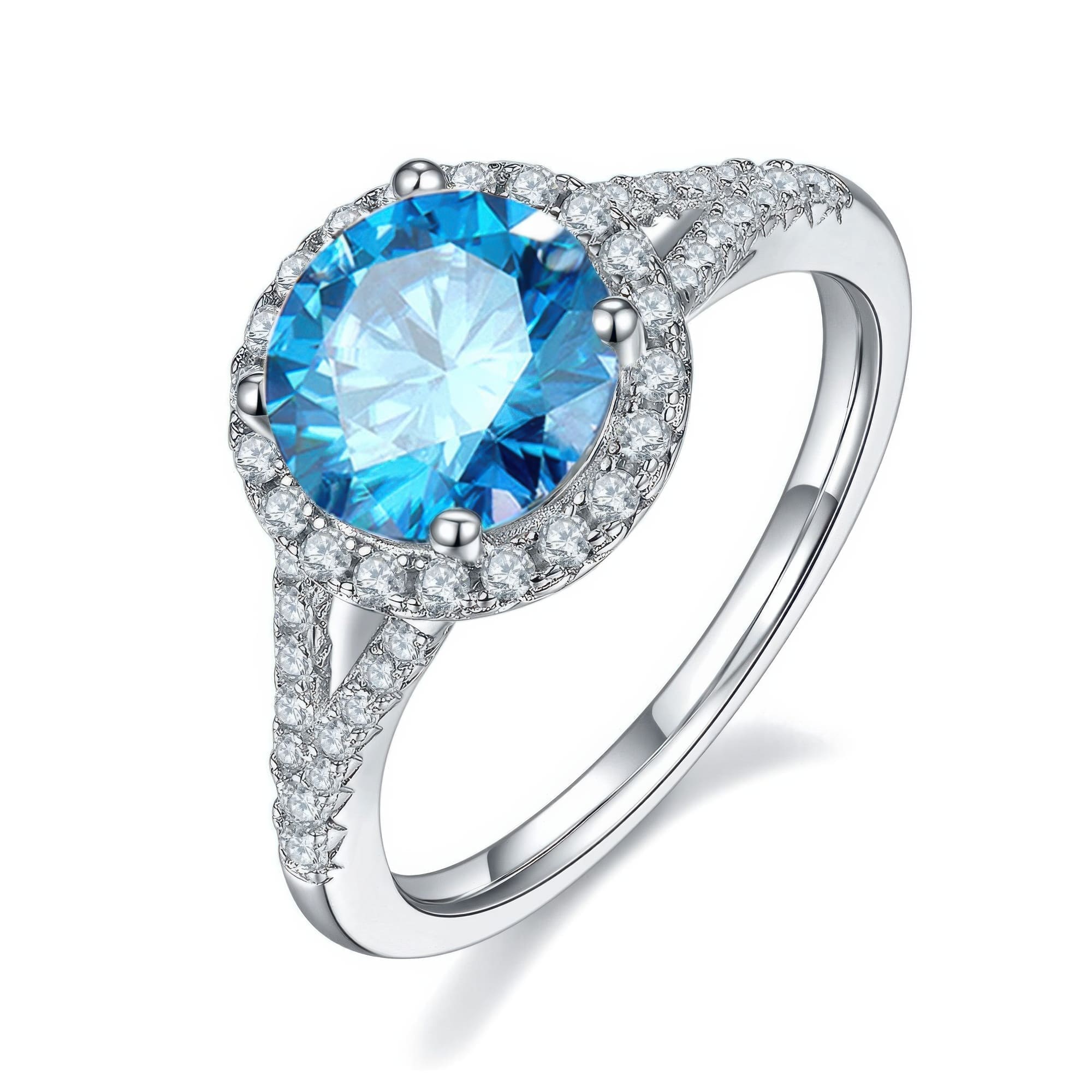2 Carat Moissanite Statement Ring | Double-Arm Design - Image 5