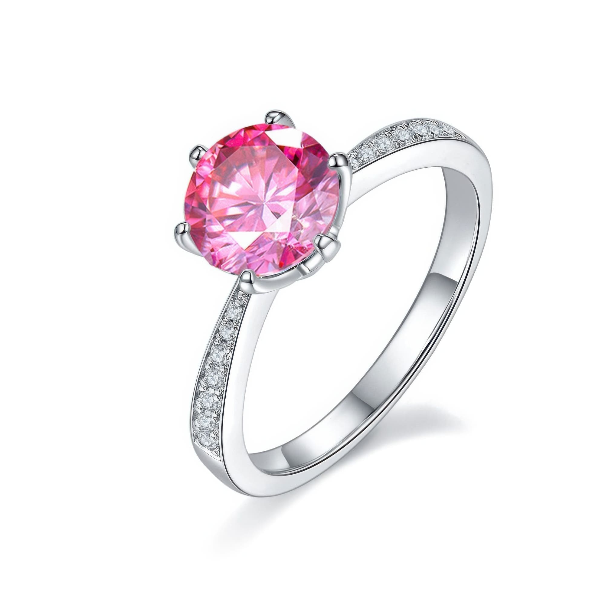 1.5ct Micro Pave Moissanite Statement Ring