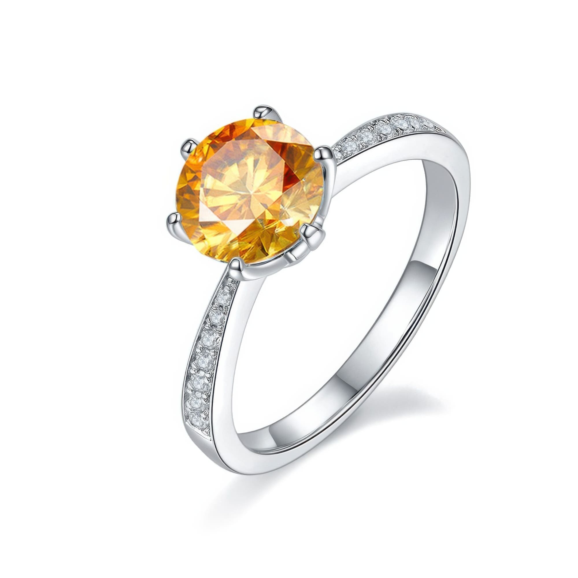 1.5ct Micro Pave Moissanite Statement Ring - Image 4