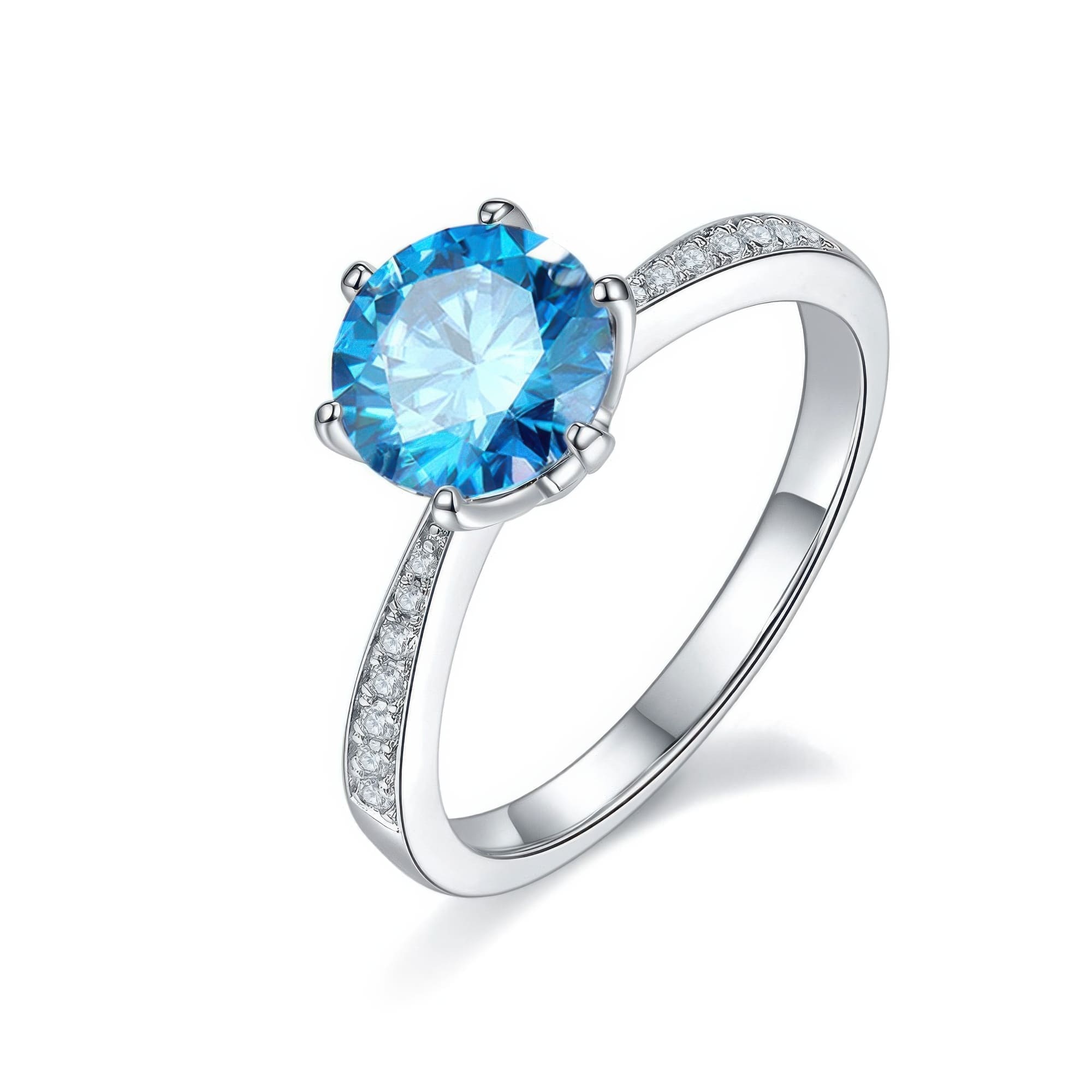 1.5ct Micro Pave Moissanite Statement Ring - Image 5