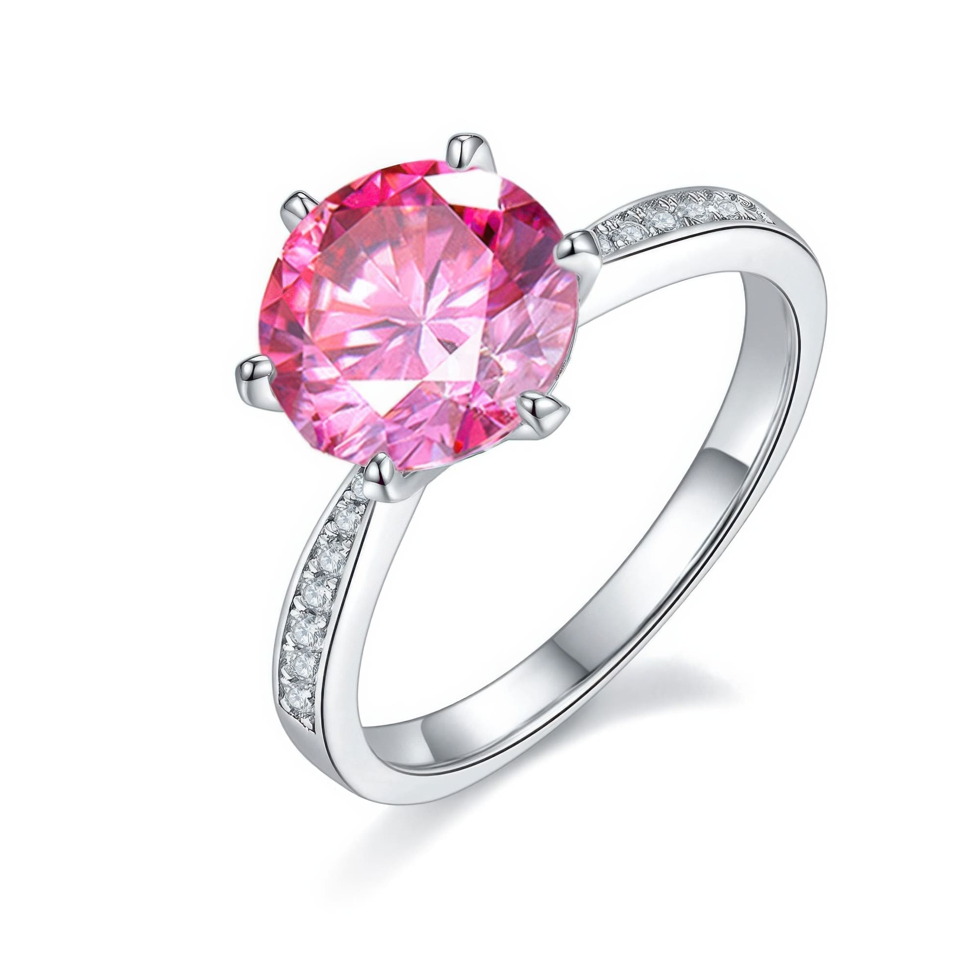 3 Carat Moissanite Fashion Ring | Dynamic Moving Design