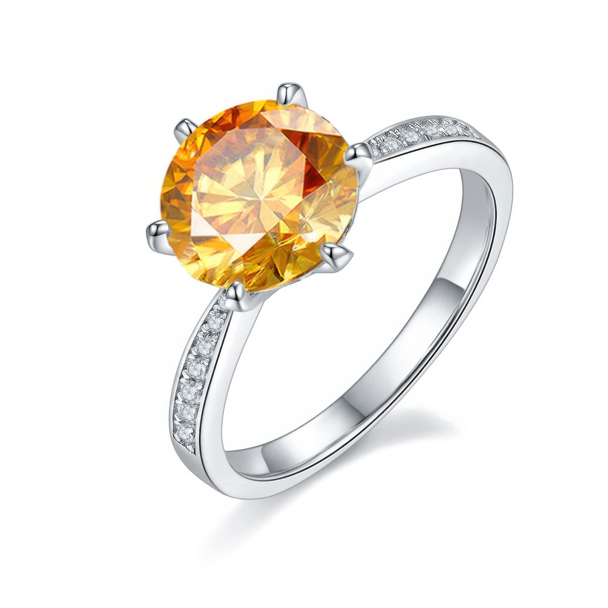 3 Carat Moissanite Fashion Ring | Dynamic Moving Design - Image 4