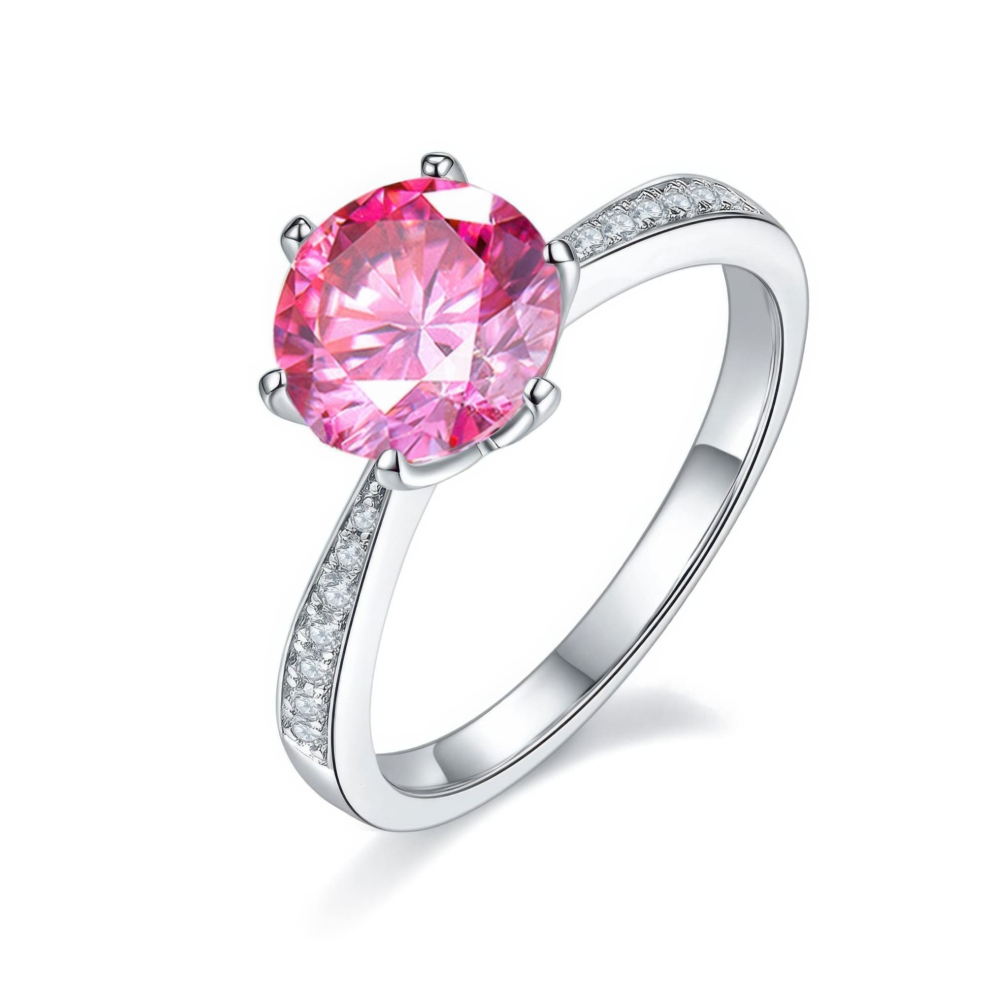 2 Carat Moissanite Statement Ring | Multi-Color Options | 925 Sterling Silver