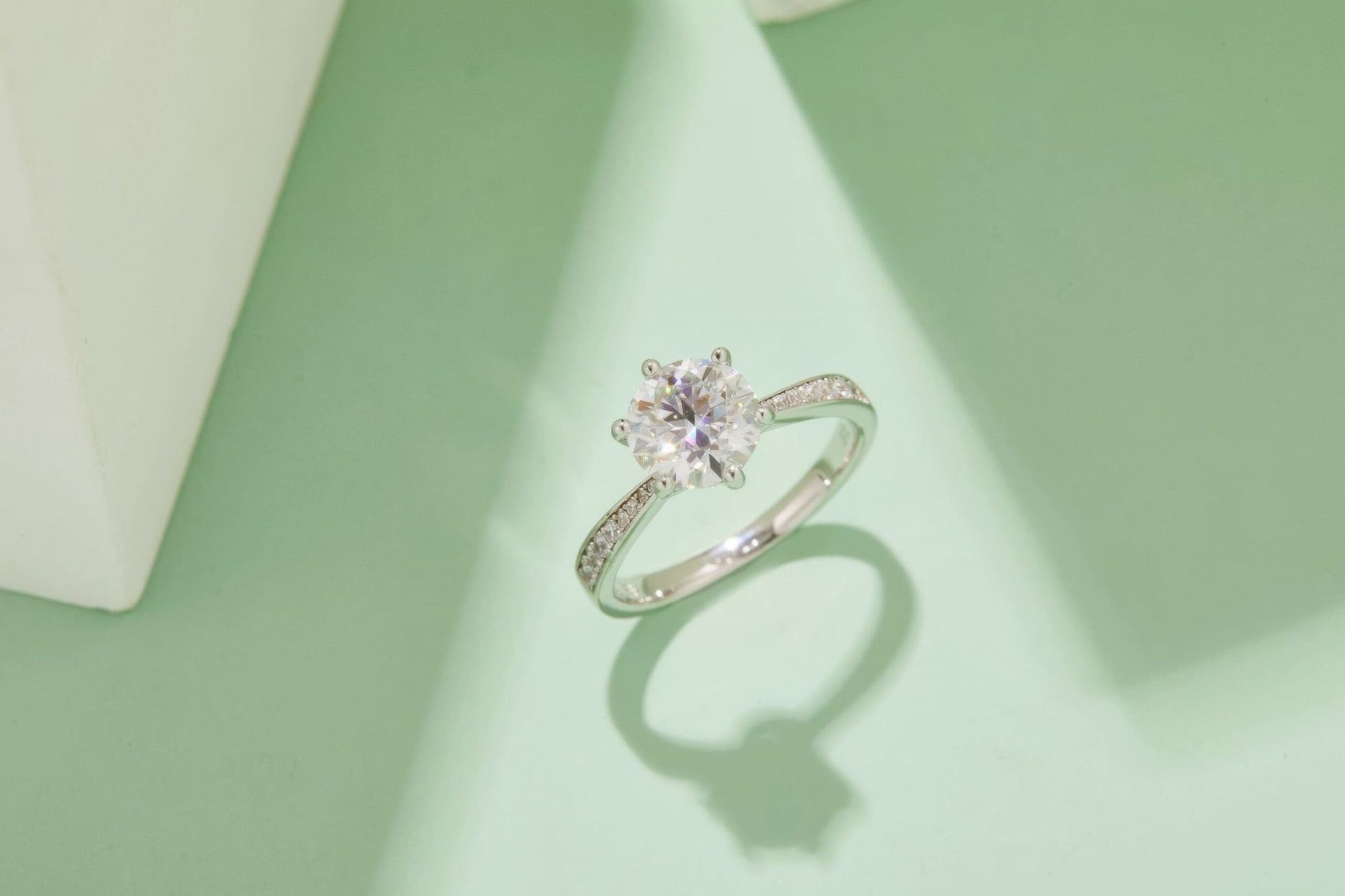 2 Carat Moissanite Statement Ring | Multi-Color Options | 925 Sterling Silver - Image 7