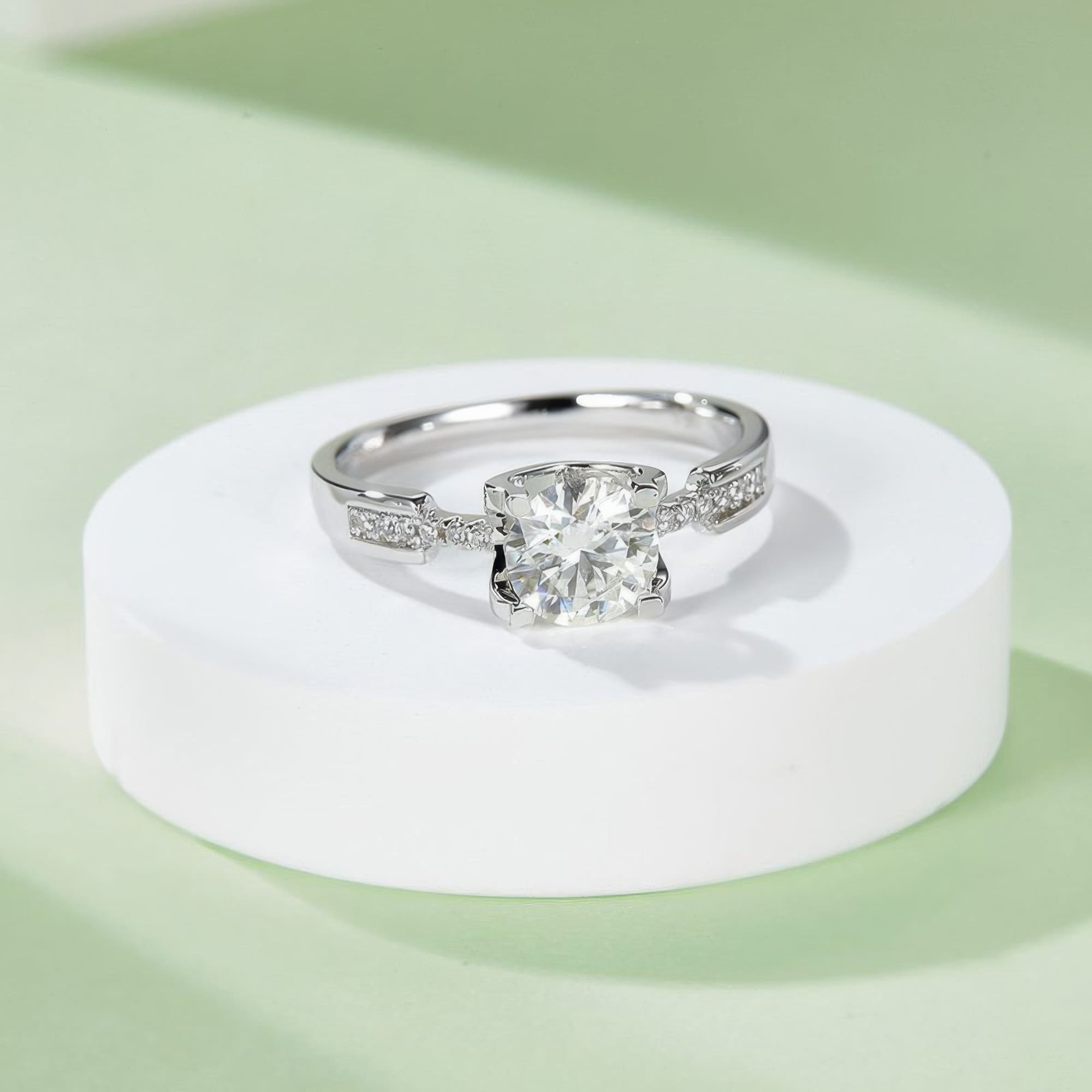 Bull Head Moissanite Statement Ring - Image 4