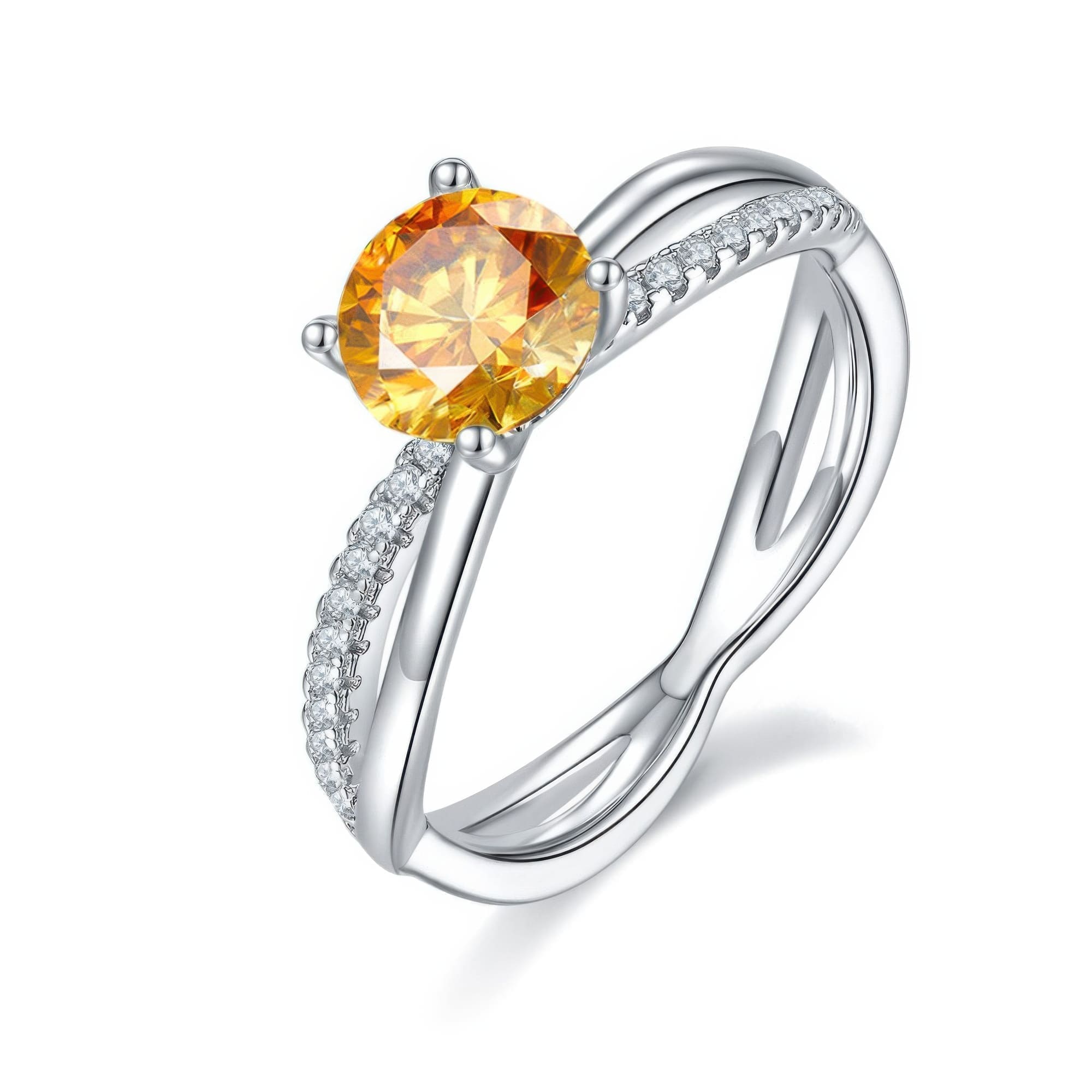 1 Carat Moissanite Solitaire Ring | Classic Six-Prong 925 Silver | D Color - Image 10