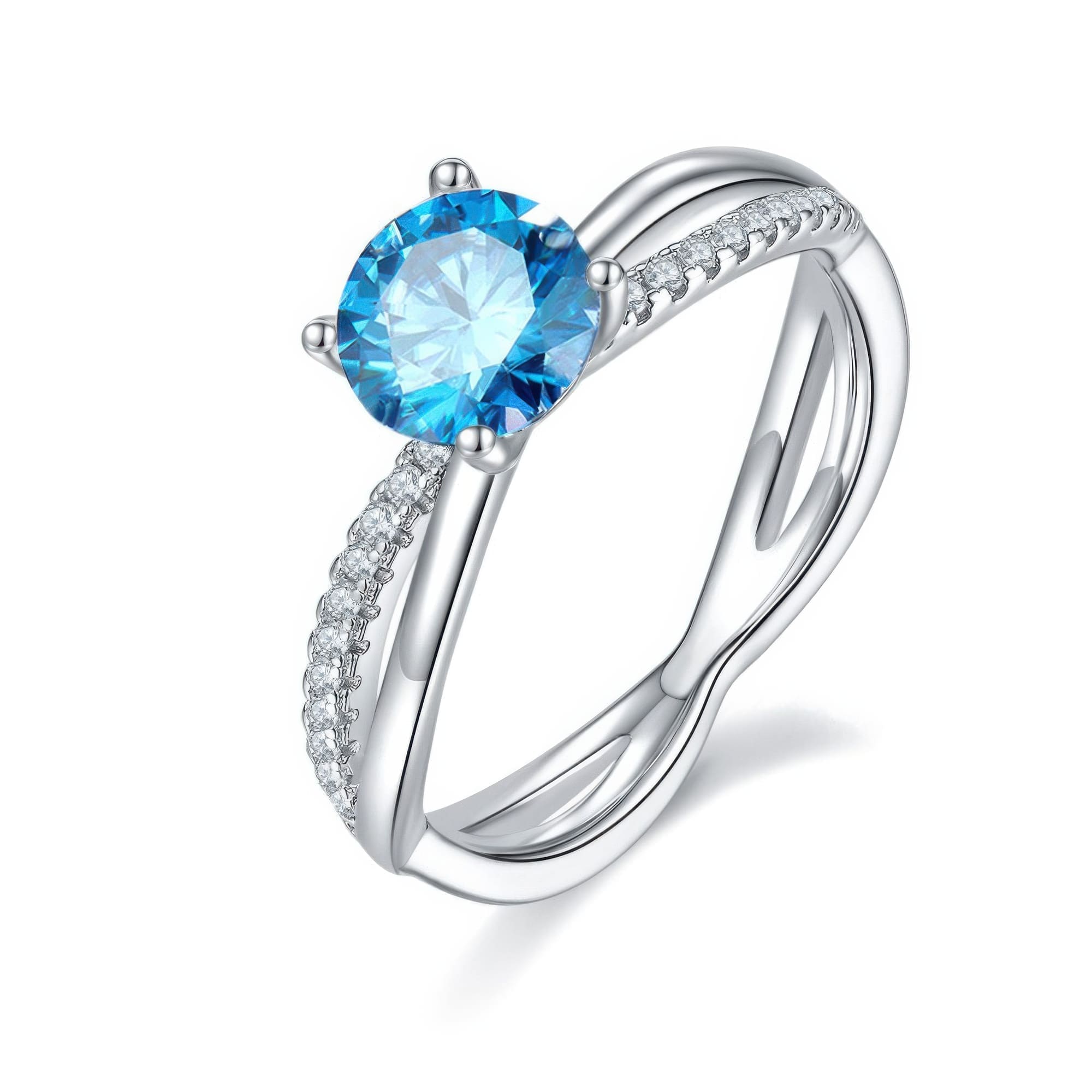 1 Carat Moissanite Solitaire Ring | Classic Six-Prong 925 Silver | D Color - Image 11