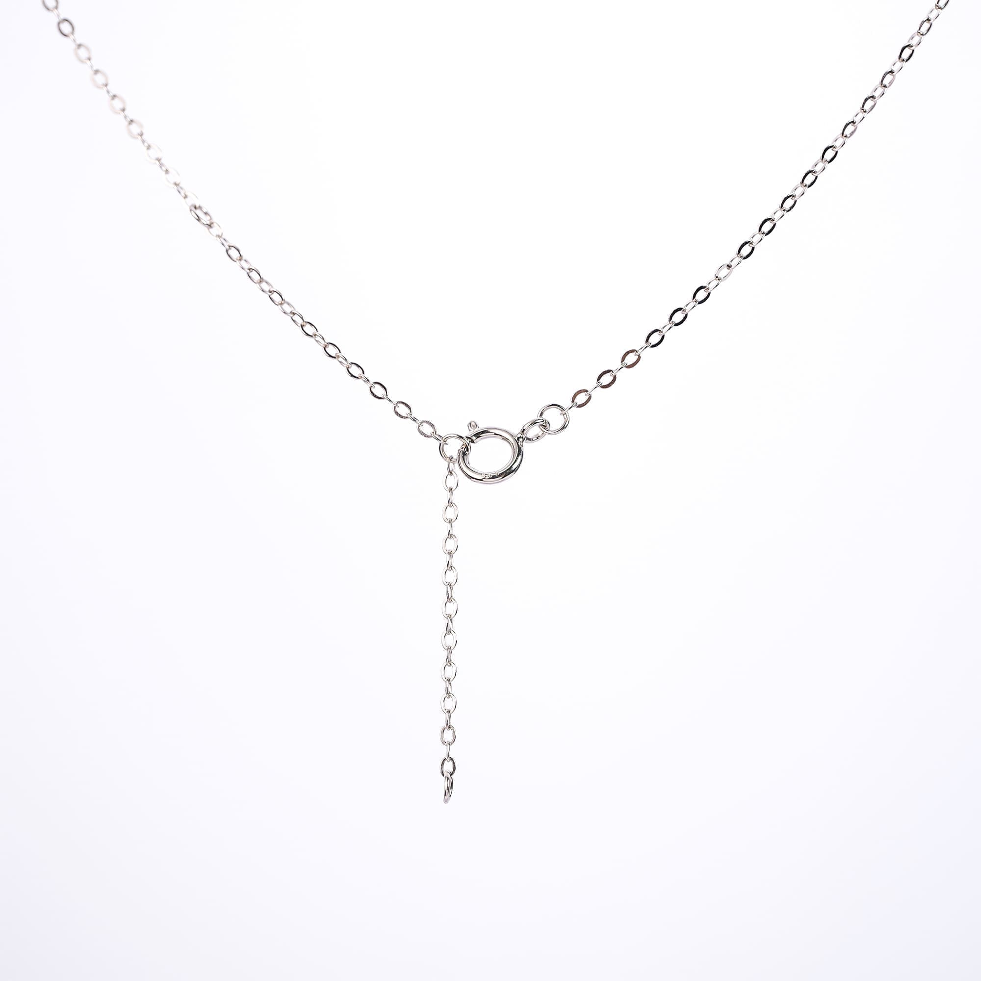 0.52CT LOVE Moissanite Pendant Necklace in 925 Silver, Elegant Channel Setting - Image 5